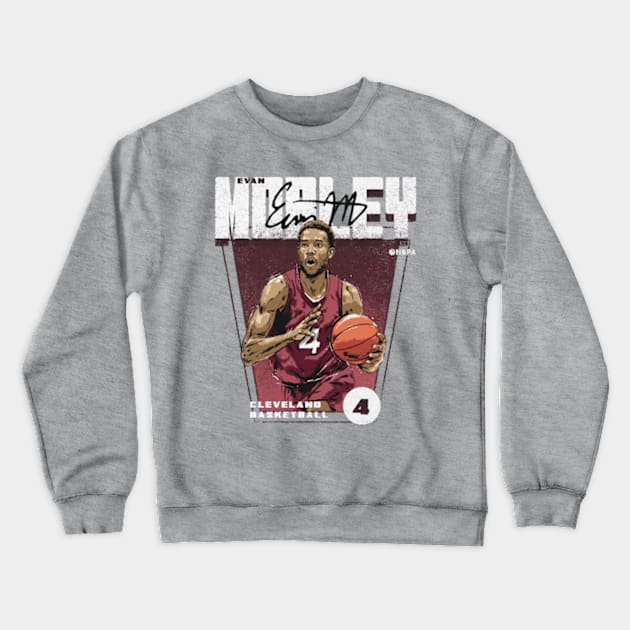 Evan Mobley Cleveland Premiere Crewneck Sweatshirt by danlintonpro